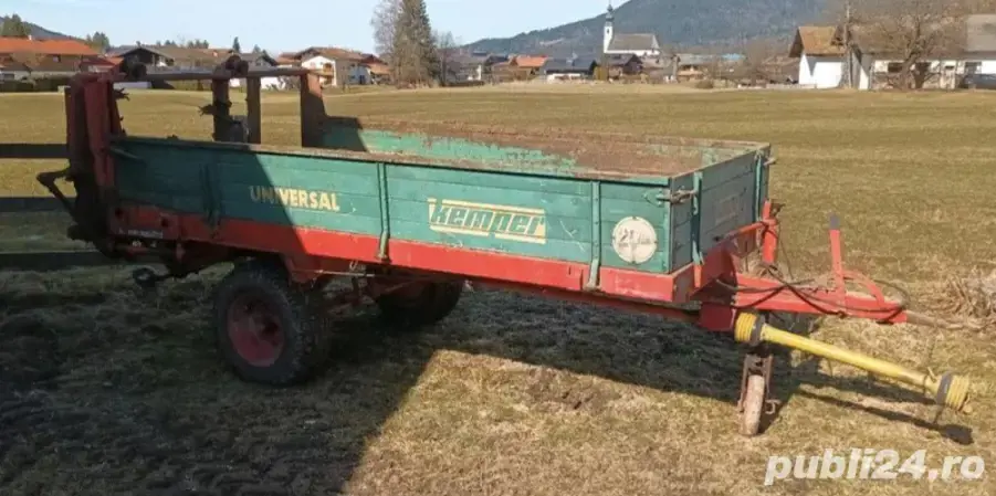 Vand remorca gunoi, mig gunoi.