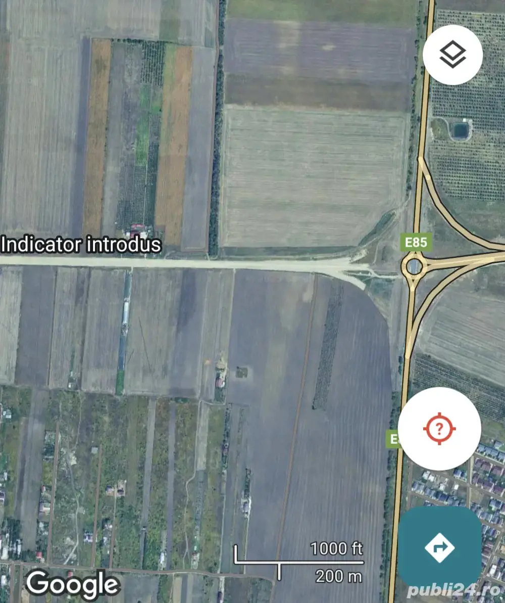 Vând teren in Focsani, la ocolitoarea Nord oras