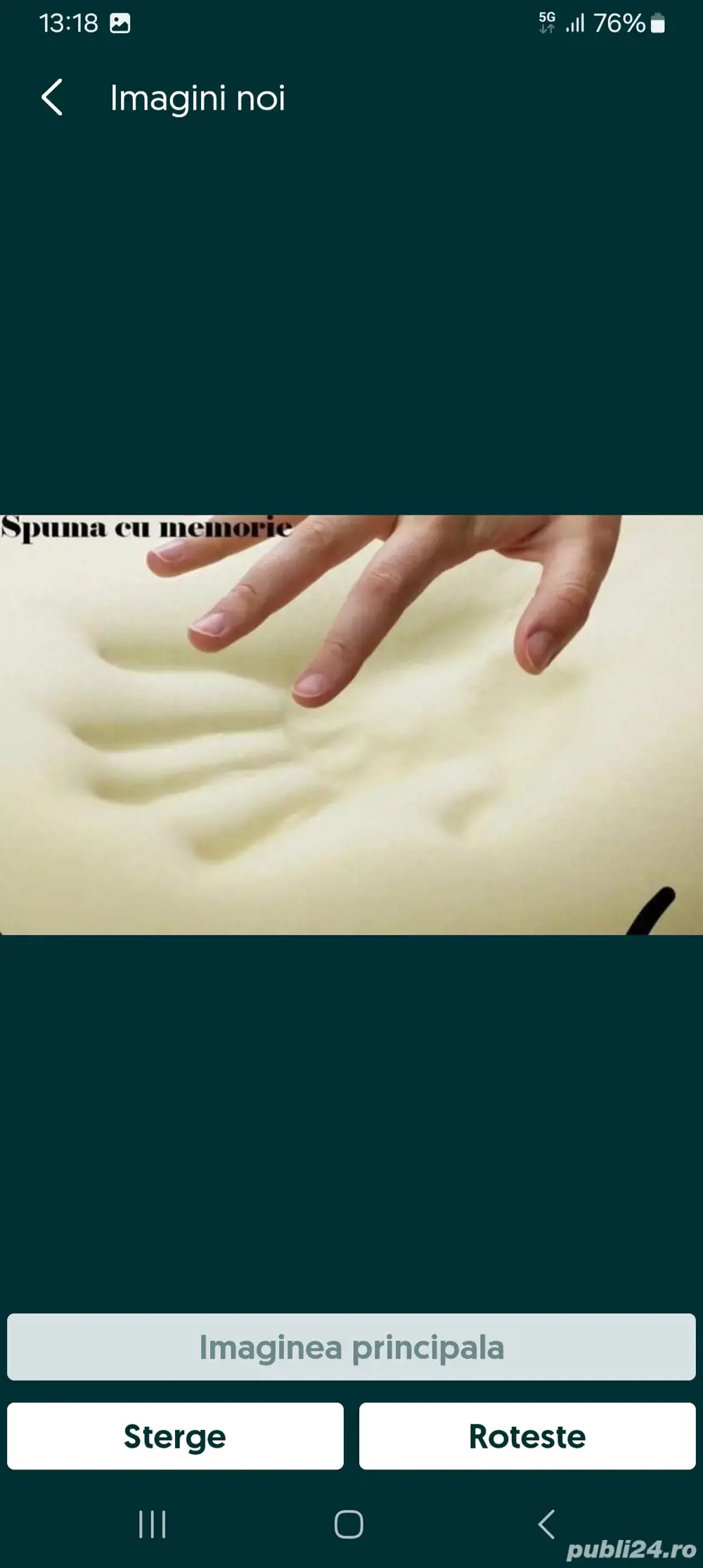 Topper cu memorie Jisk 140x200 