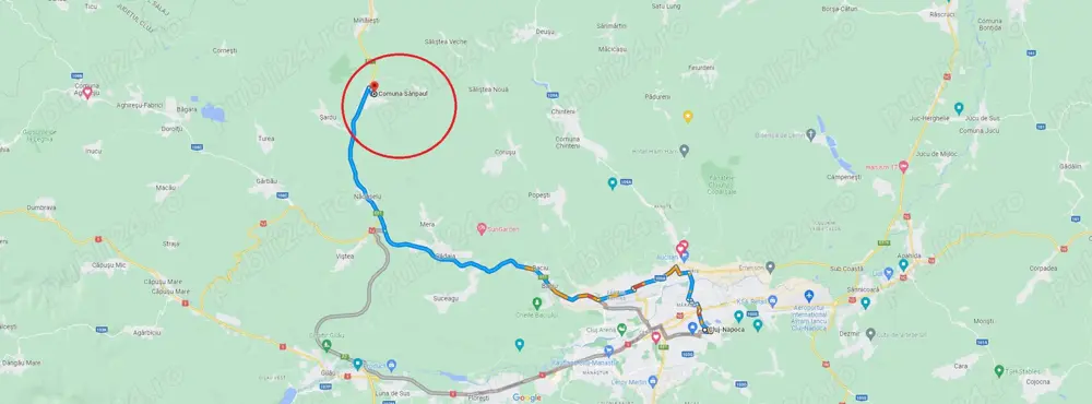 Casa individuala + teren 5300mp, com. Sanpaul, jud, Cluj