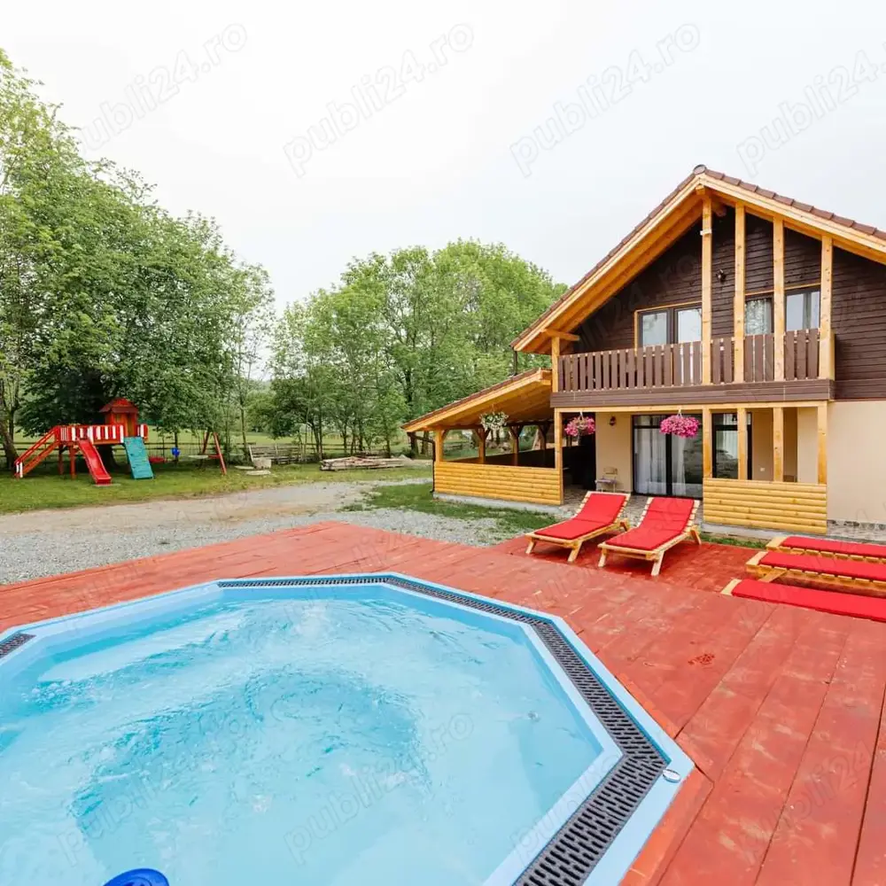 Cabana cu ciubar la munte!