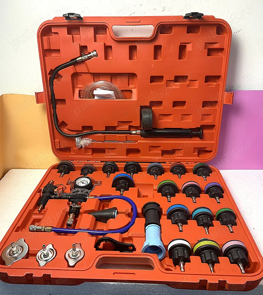  Set Testare & Reumplere Racire + Pompa Vid – 27 Piese
