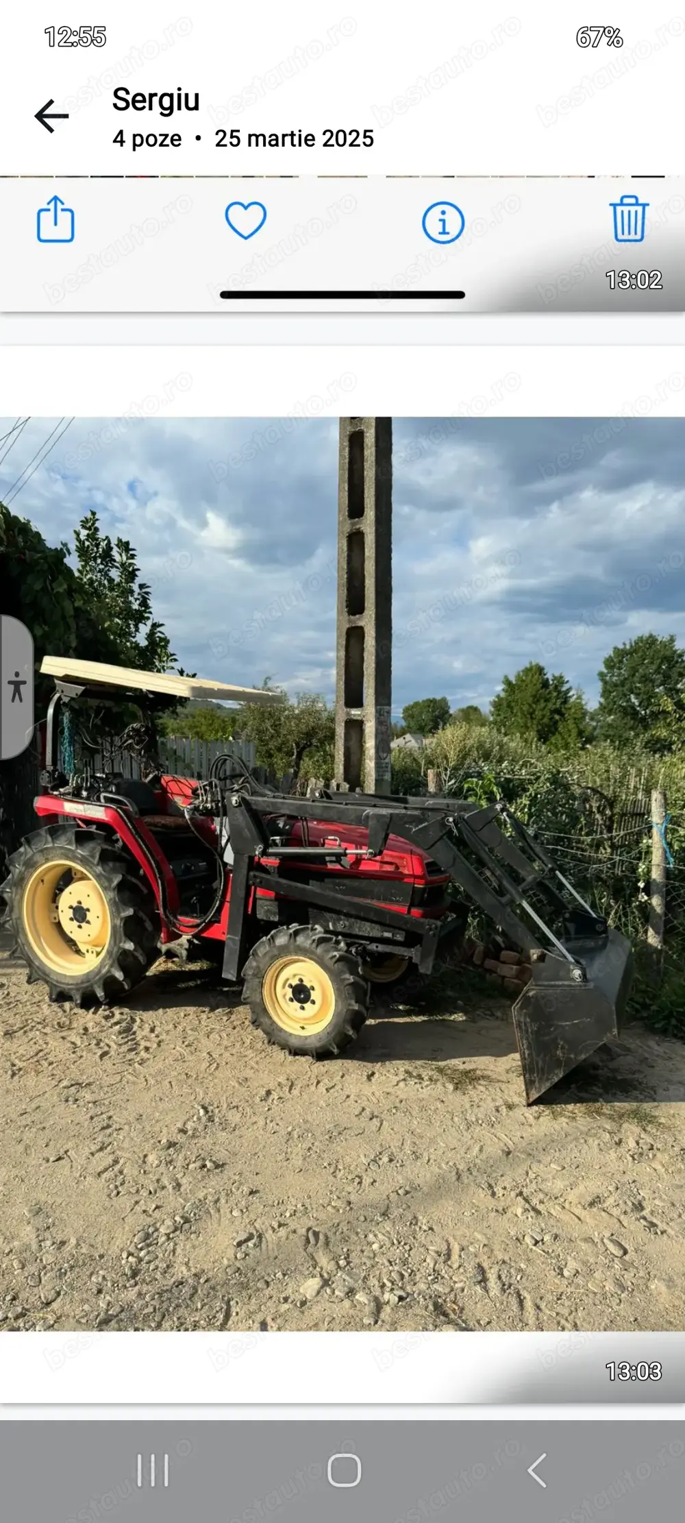 Vand tractor Mitsubishi  Vand tractor Mitsubishi