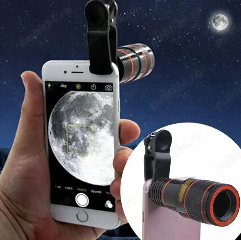 Zoom telescop telefon mobil !