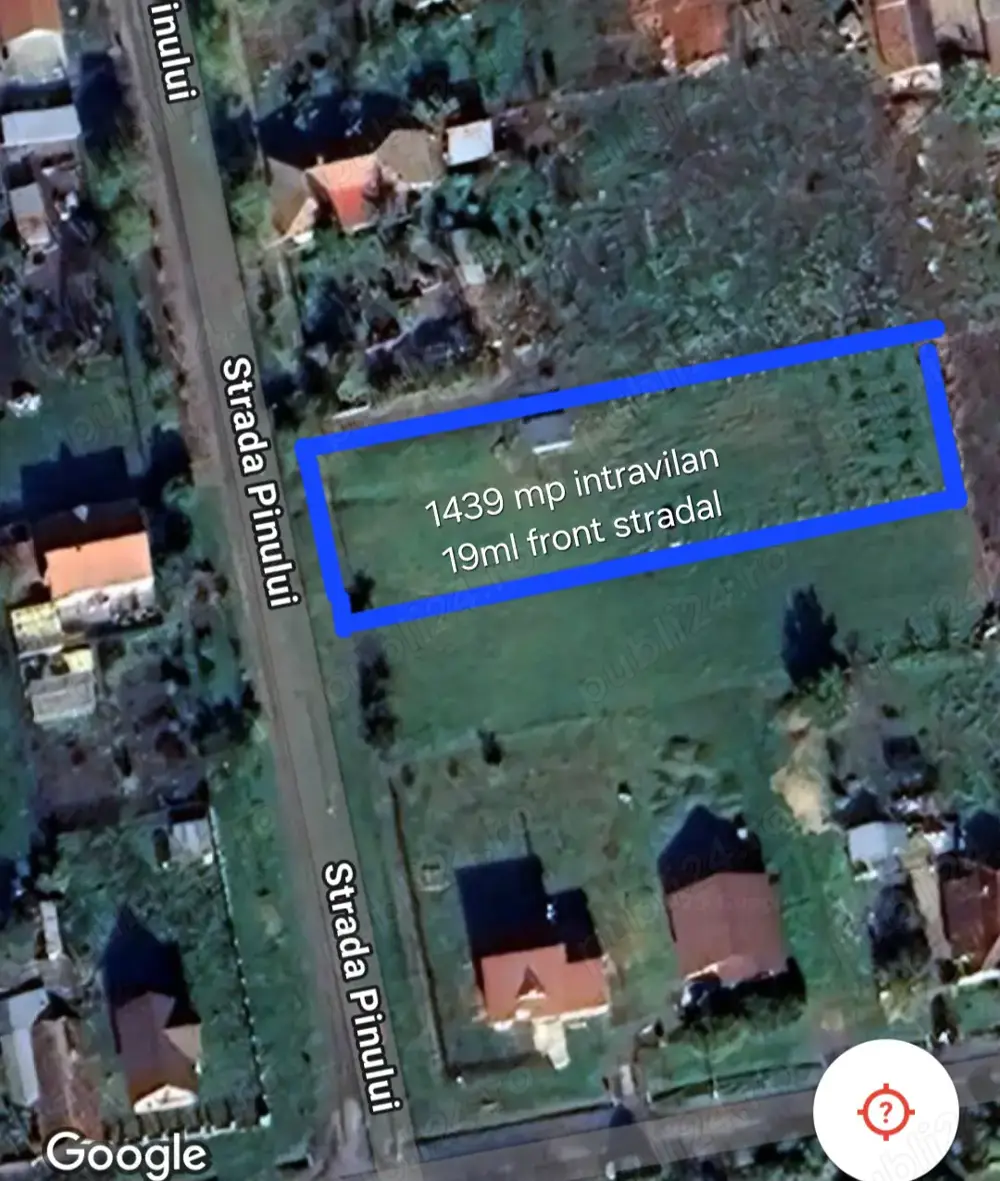 Proprietar, vand teren intravilan Bobda 1439 mp