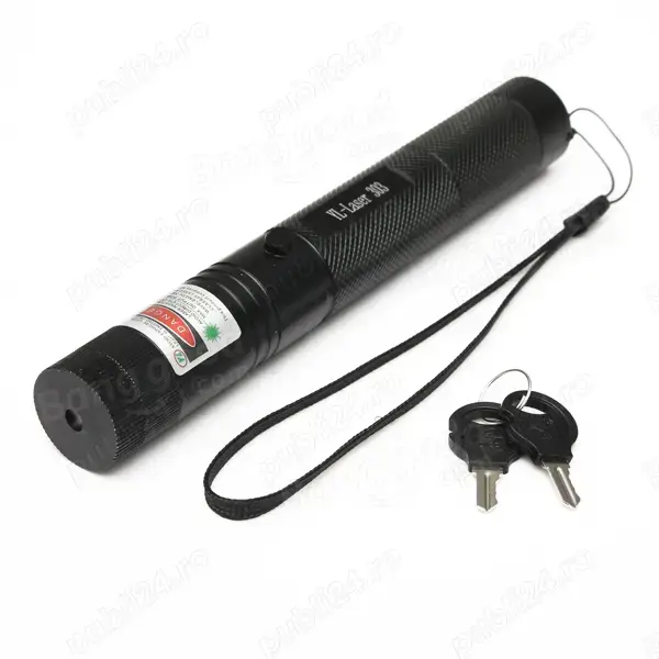 Laser pointer de putere ( 8 km ) rosu, verde sau albastru nou !