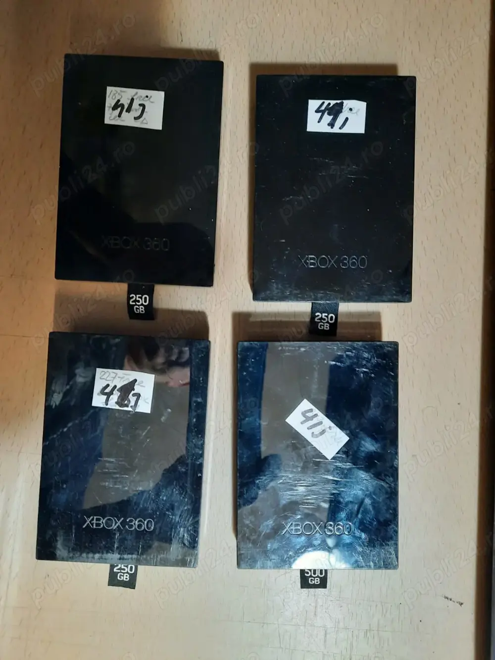 HDD-uri Xbox 360 cu 41 jocuri demo instalate.