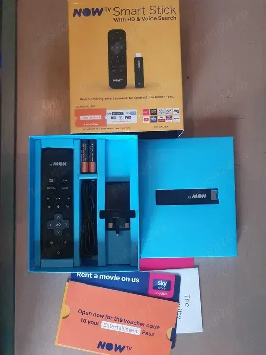 Now TV Smart box stick cu accesorii 