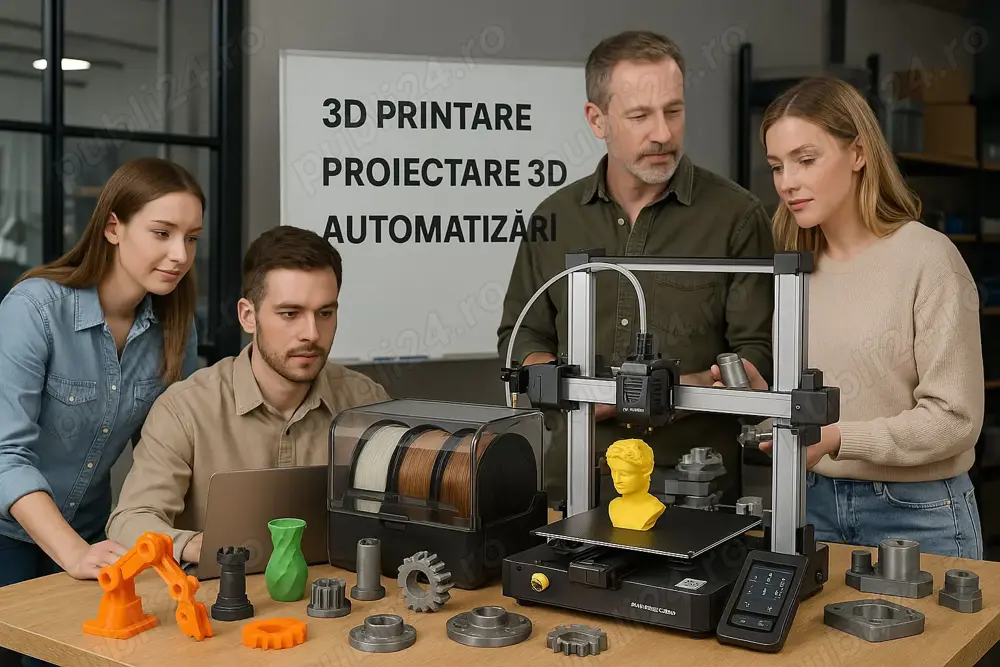 Printare 3D ,Proiectare 3D,Multicolor,Anycubic Kobra 3 Combo,Imprimare