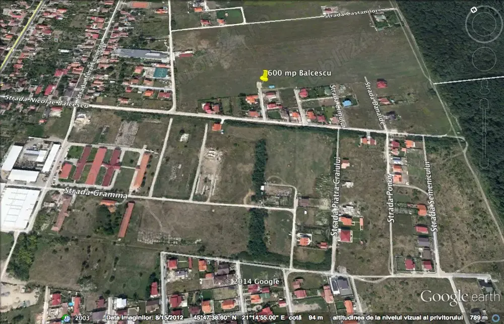 Vand teren pentru case individuala, direct langa pădure format din doua parcele, Polivalenta