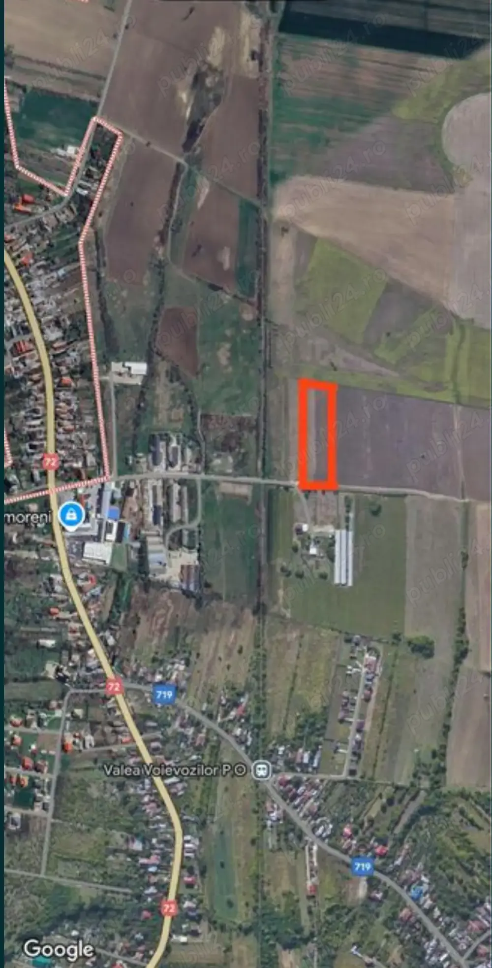 Vand teren intravilan agro - industrial Valea Voievozilor