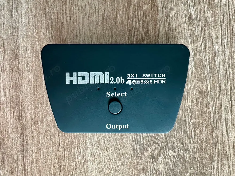 Switch HDMI 2.0b HDR Pigtail 4k 60Hz si 3D 3-in-1 out HDCP 2.2