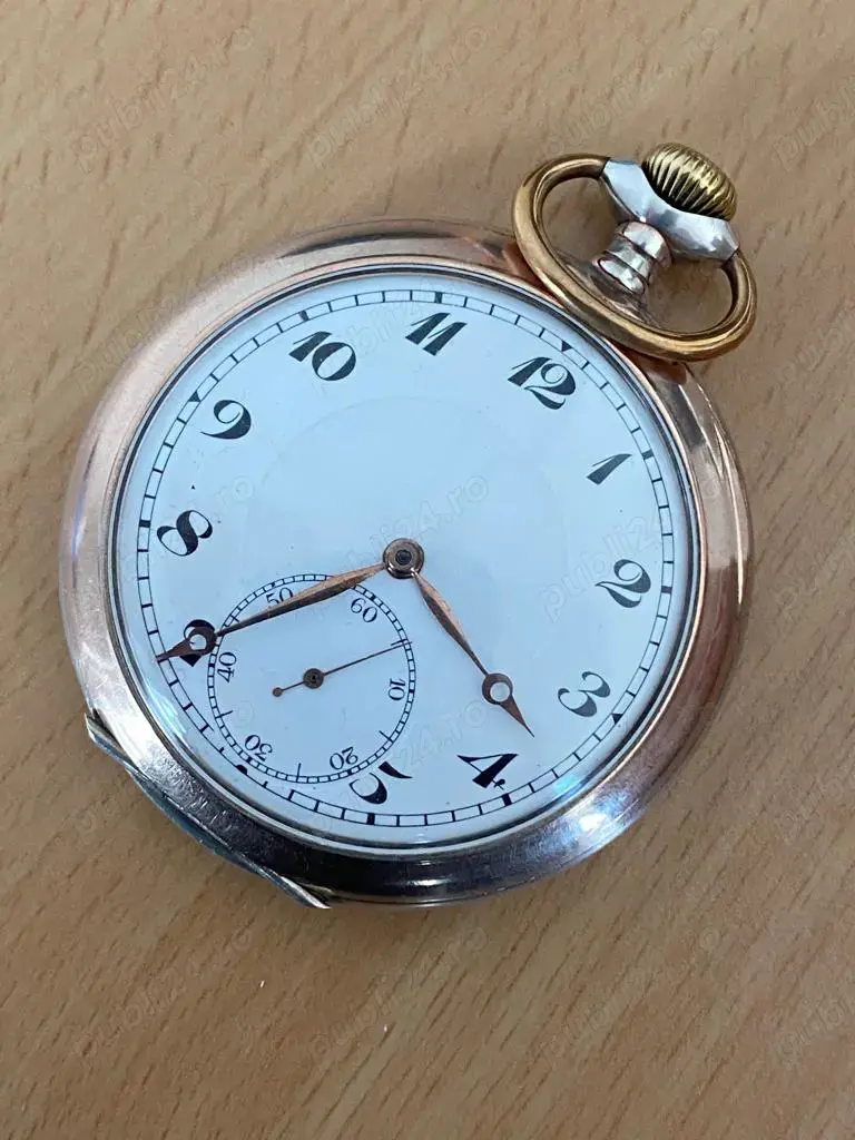 Ceas de buzunar Revue carcasa argint 1920