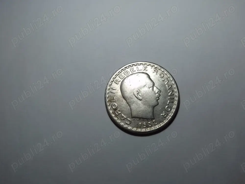 Moneda argint 100 lei Regele Carol II 1932