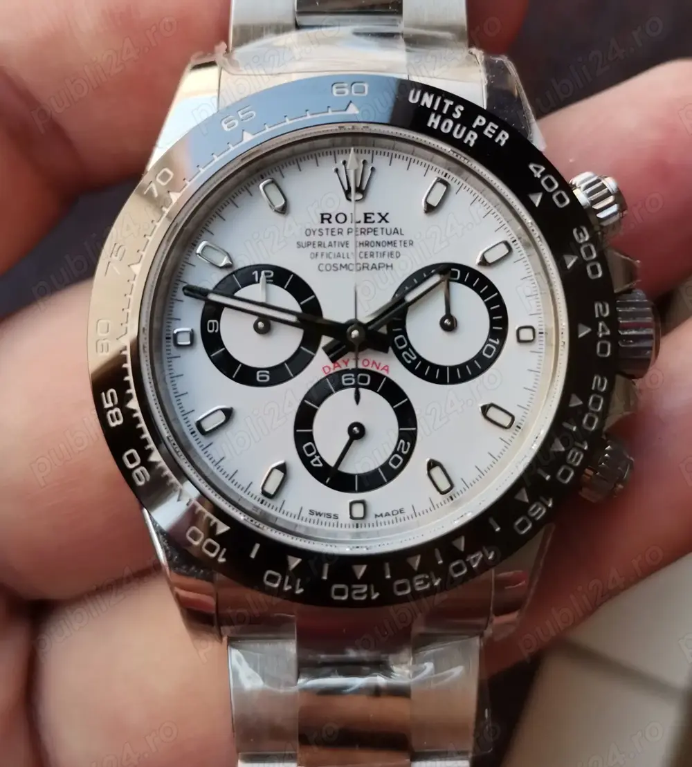 Rolex Daytona 116500 White 40 mm 904L 4130