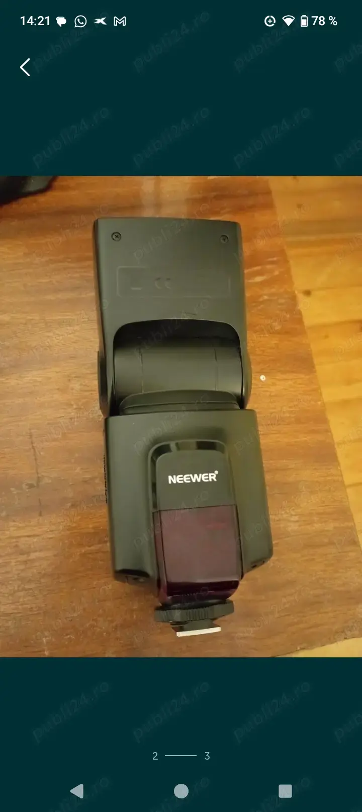 Flash reglabil DSLR Neewer