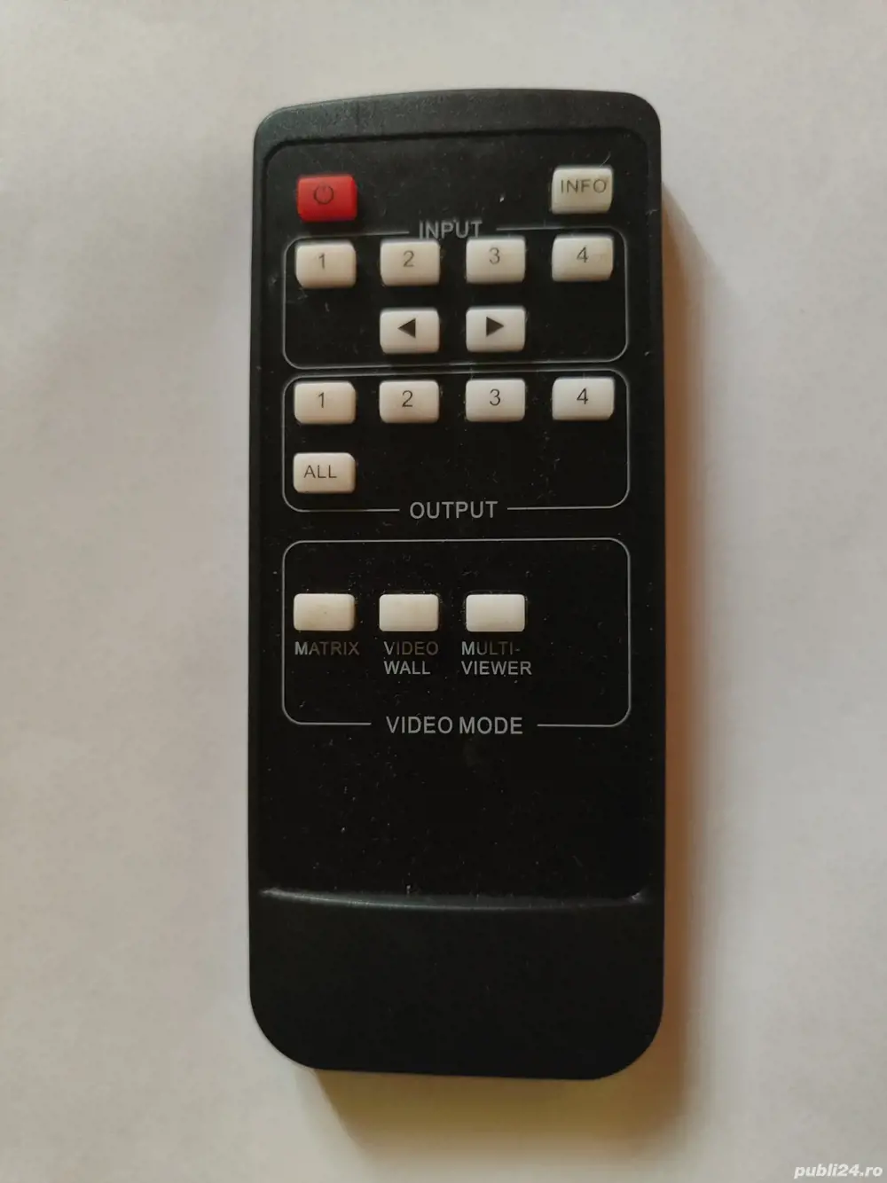 Telecomanda 4x4 UHD 4K60 HDR Quad PiP PoP Multiviewer Seamless Video Switcher