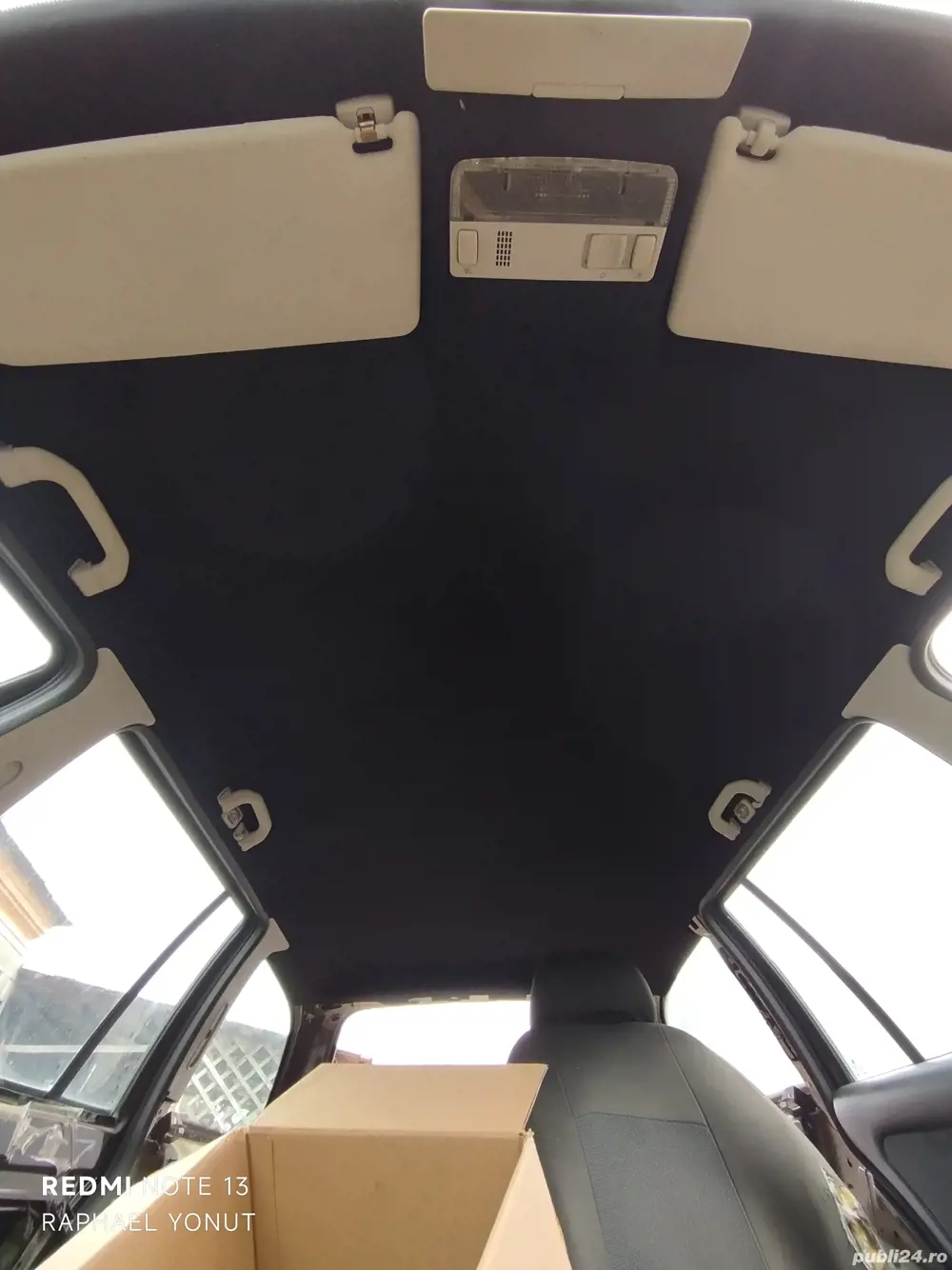 Plafon textil negru skoda Octavia break 