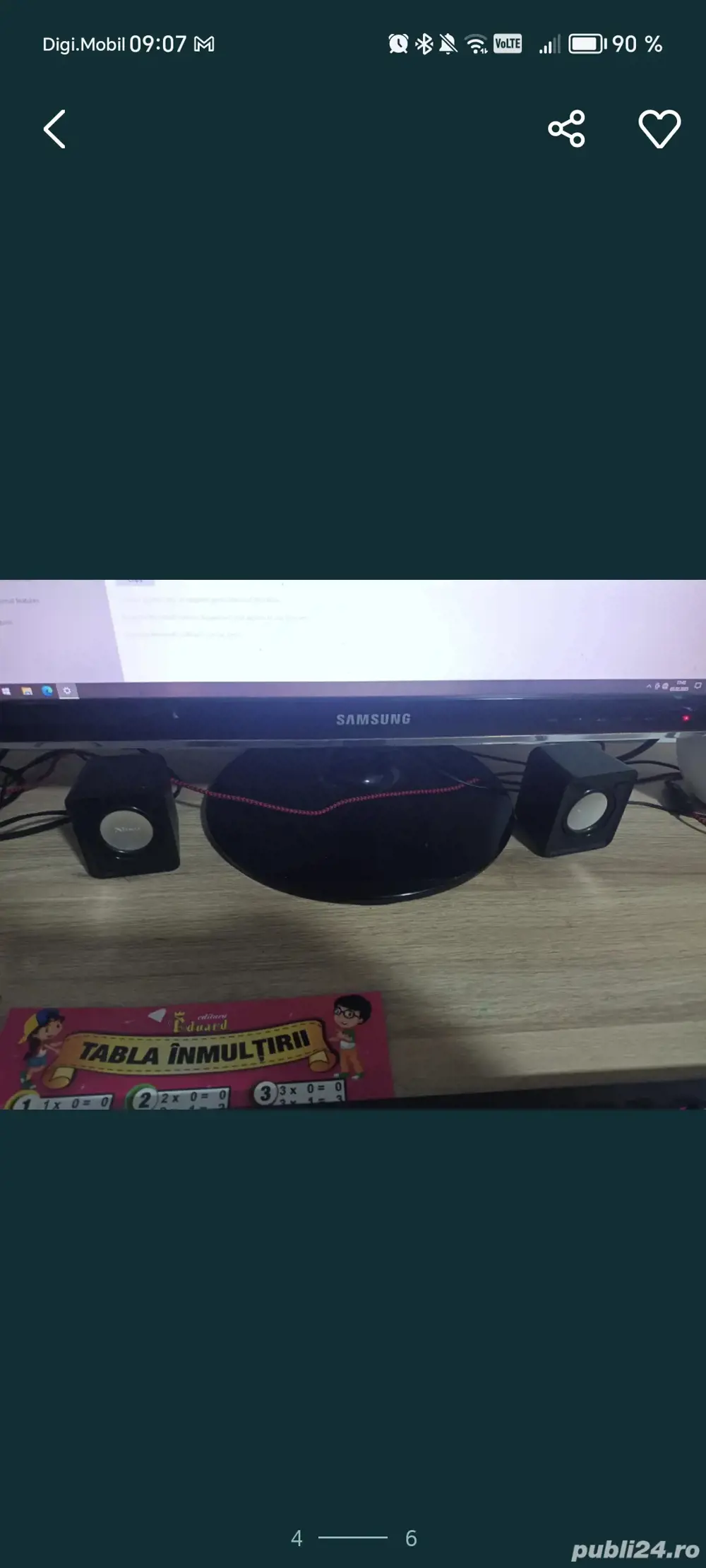 Monitor Calculator mini Hp Elite Desk 800G1 i5