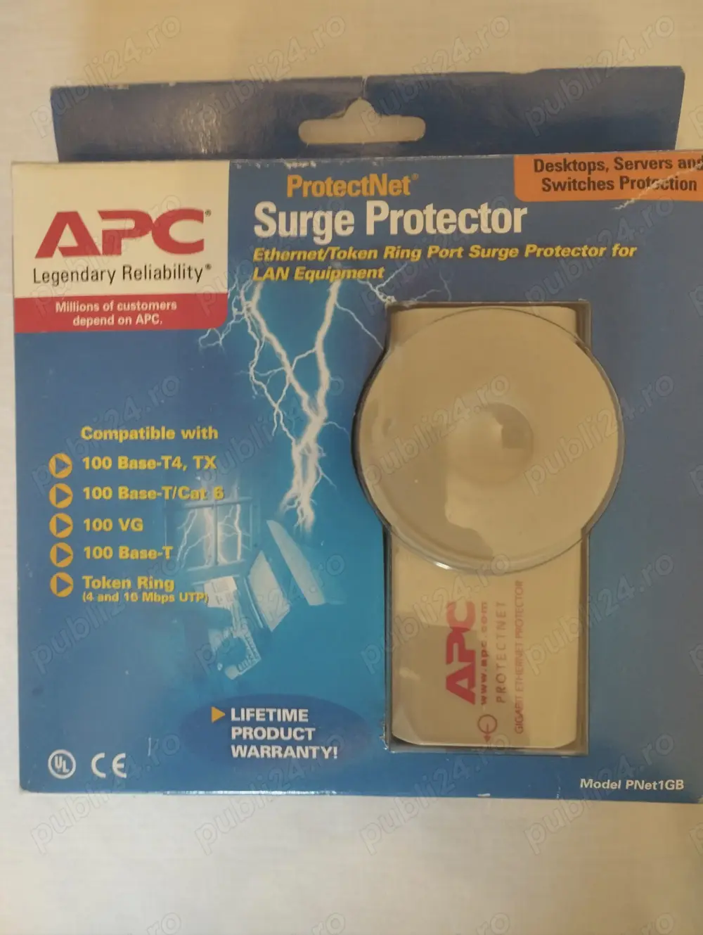 Protectie la trasnet supratensiuni pentru conexiuni Ethernet