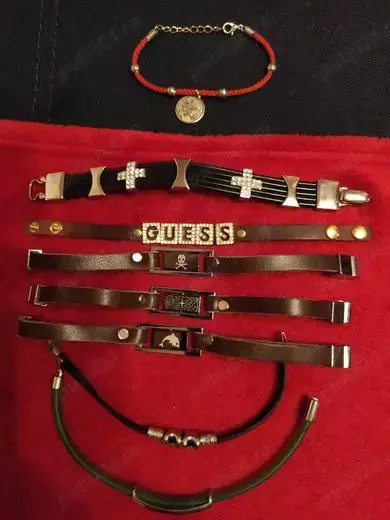 Lot Bratari, piele naturala, silicon, Guess, etc 