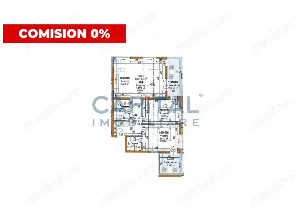 Apartament 3 camere Marasti 