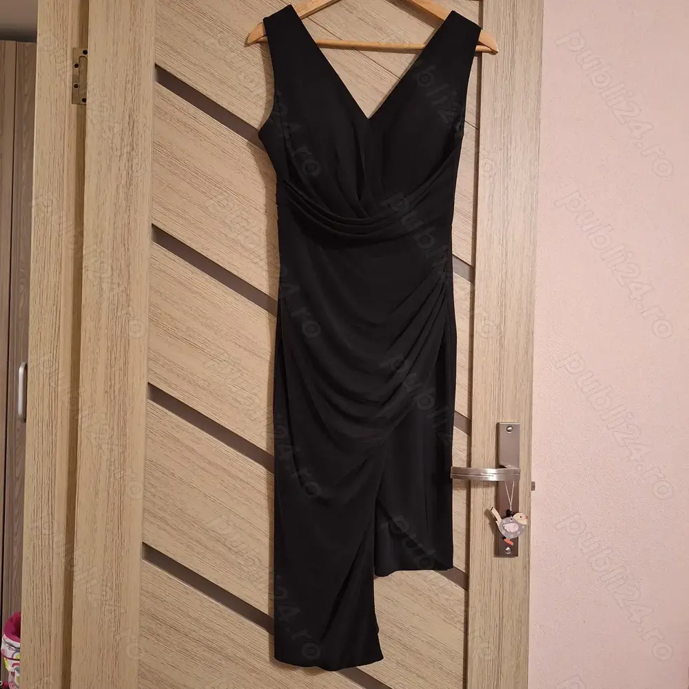 Rochie damă neagră, elegantă