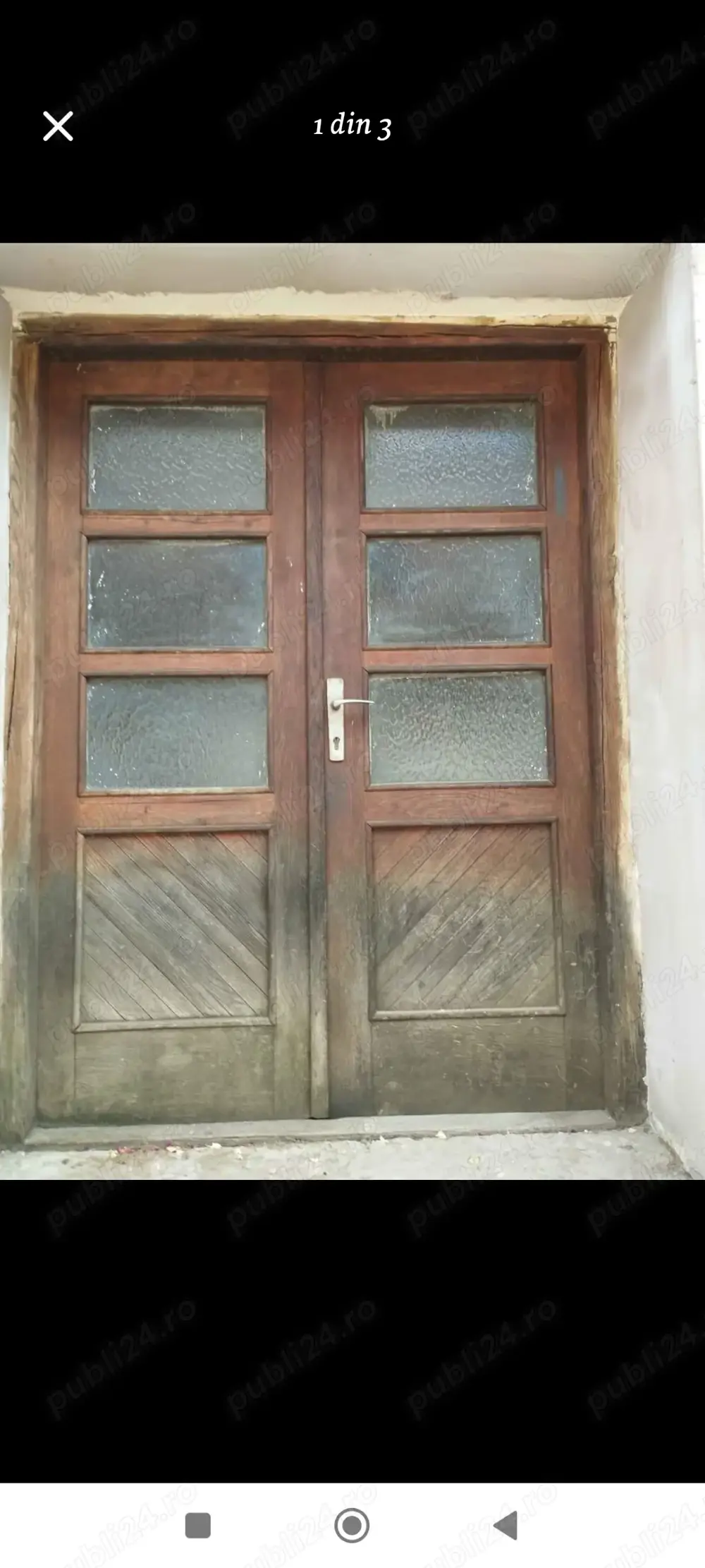 2 Usi stejar  cu toc 