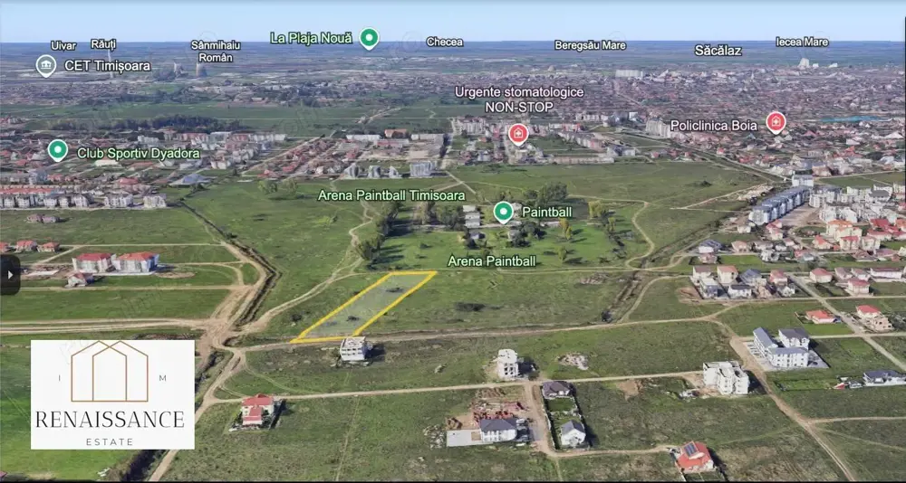 Giroc Teren de Bloc | 6200mp 65 apartamente | PUZ in lucru - Neptun