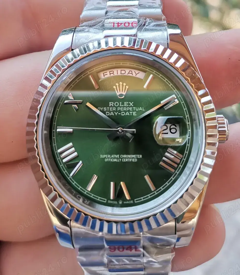 Replica Clona Rolex Day-Date 228236, Oyster President, Verde
