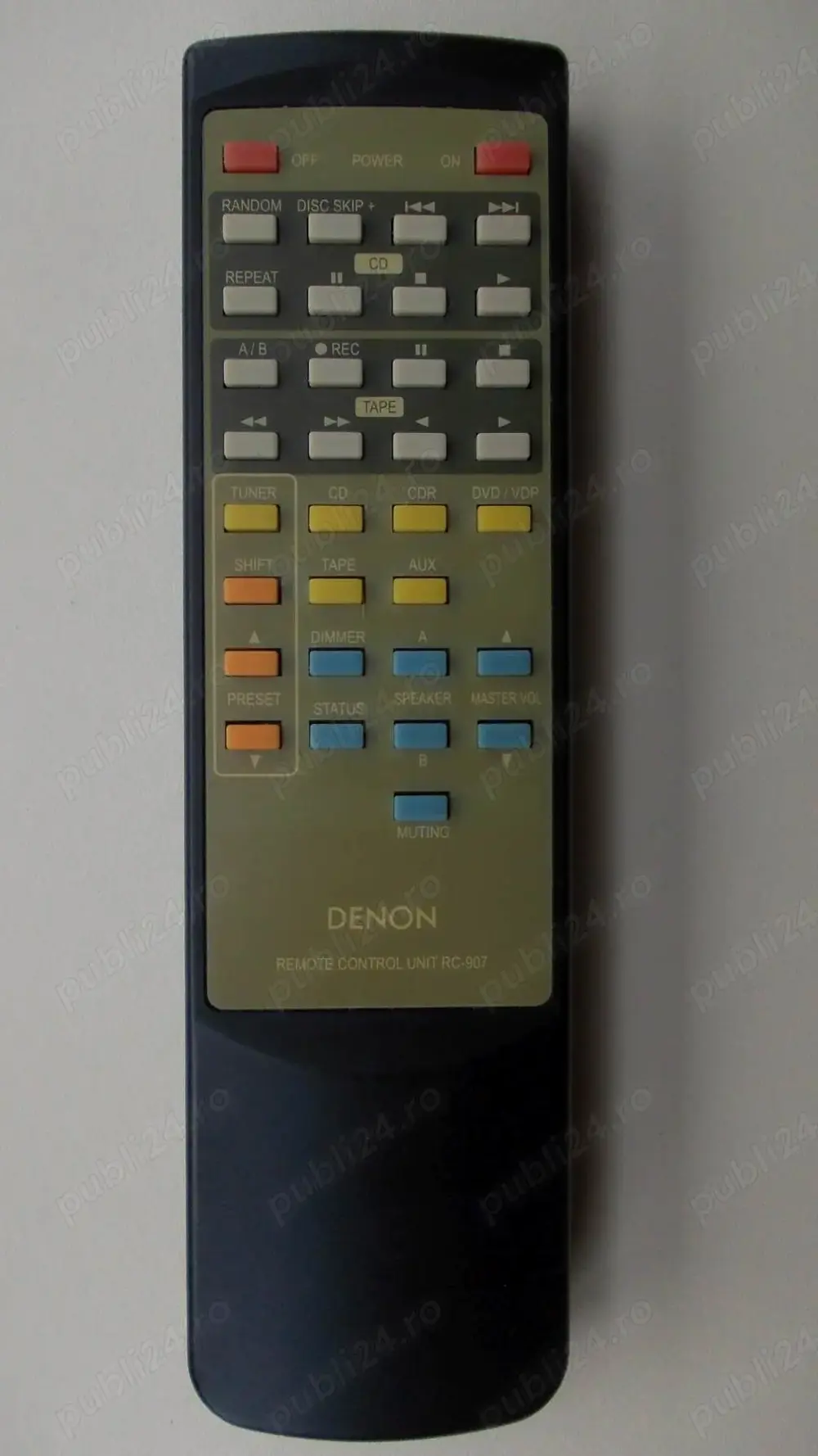Telecomanda Denon Rc-907 Rc-1055 remote control audio amplificator cd player tape tuner