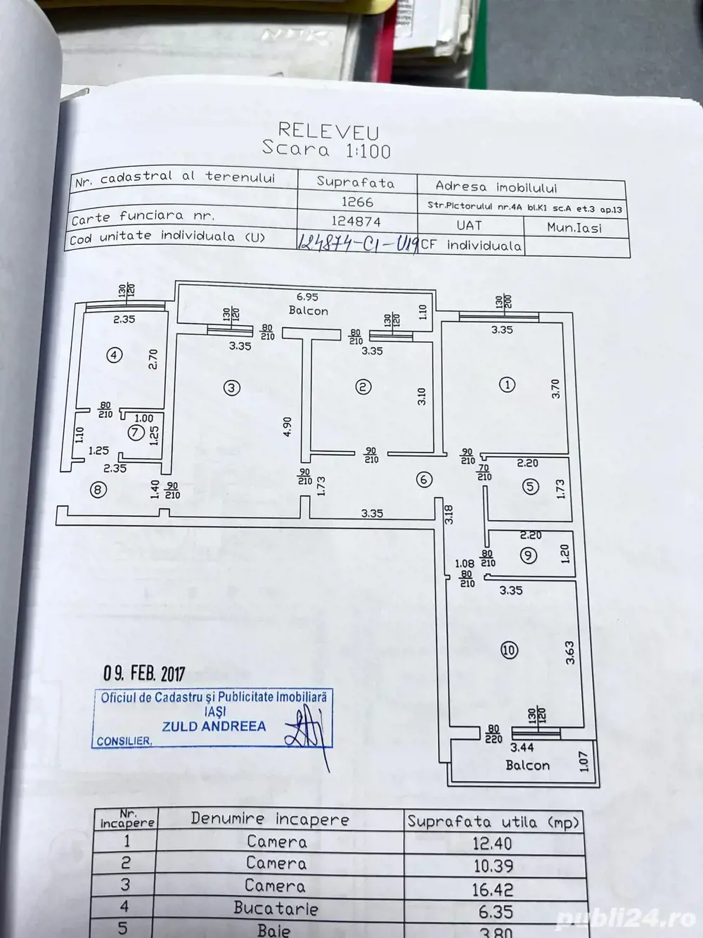 Proprietar 4. camere.  