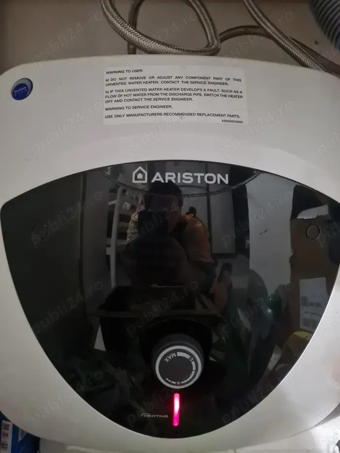 Boiler electric Ariston Andris Lux 15 litri 3000w instalare SUB chiuveta
