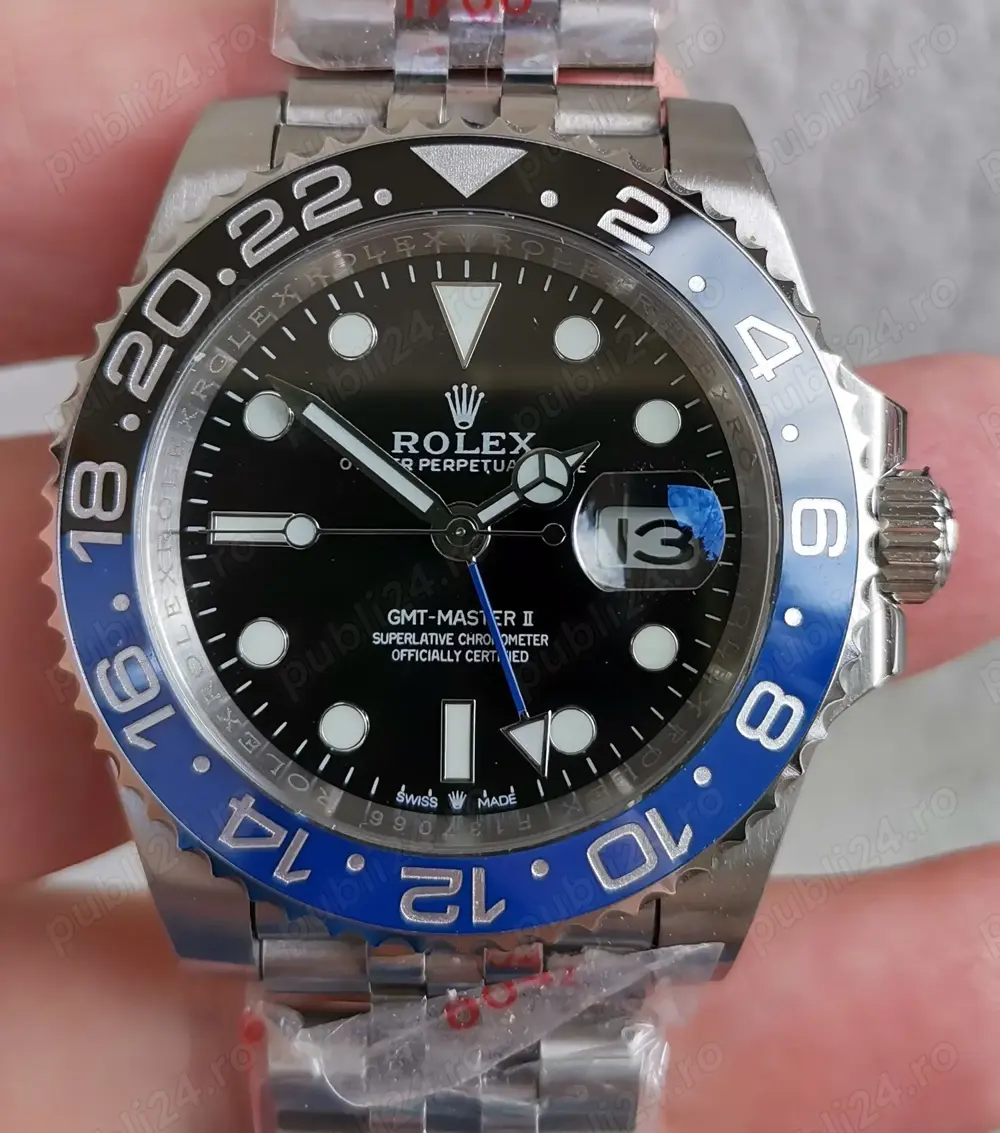 Rolex GMT Master II Batman 40 mm Jubilee Automatic, 40 mm