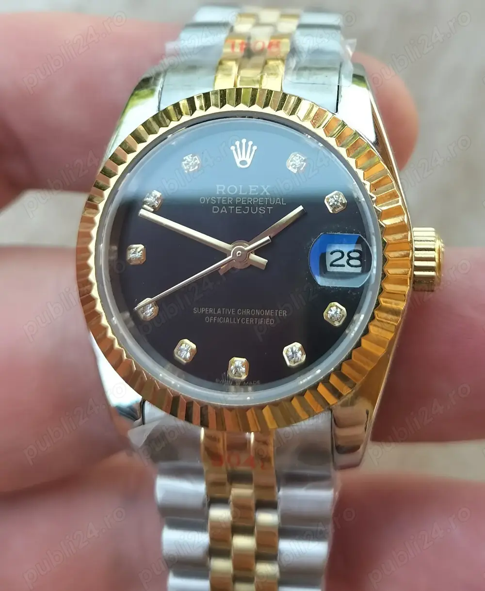 Rolex Lady Datejust Automatic geam Safir 31 mm