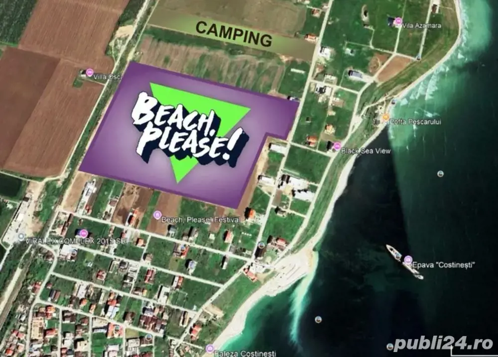 Teren Costinești statiune Nibiru