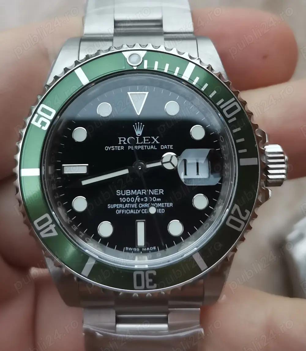 Rolex Submariner 40 mm VINTAGE 16610LV 904L Black RAF 3135