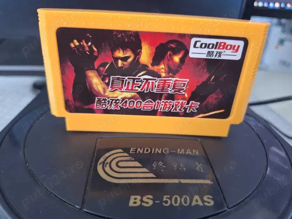 400 jocuri caseta discheta galbena clasica cu jocuri pentru consola TV