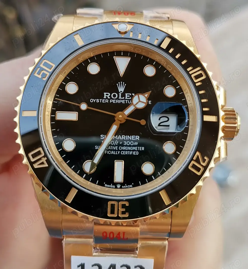 Replica Rolex Submariner 41 mm 3235 inox 904L Safir Ceramic Clona 1 la 1 GOLD
