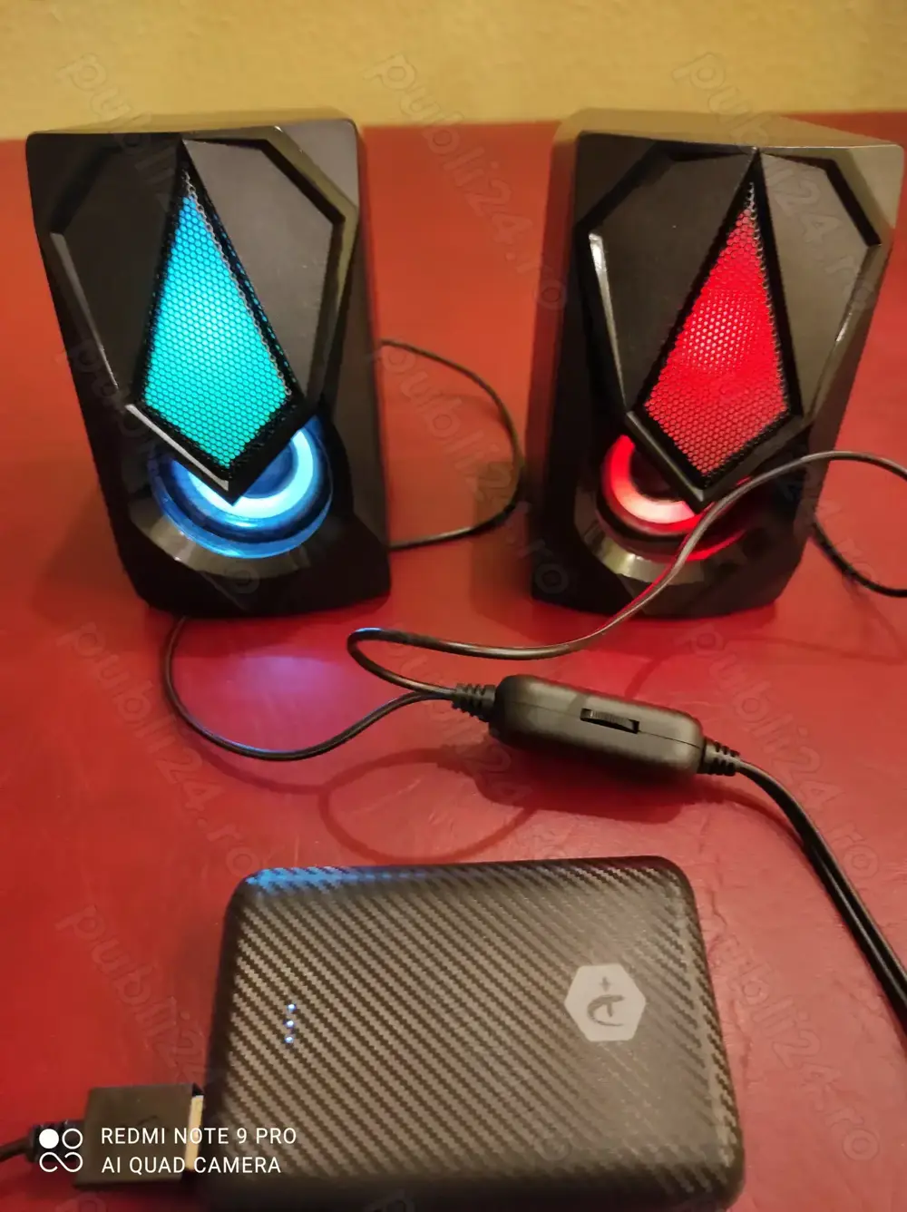 Boxe gaming A+ Bendis, 2.0, Iluminare RGB