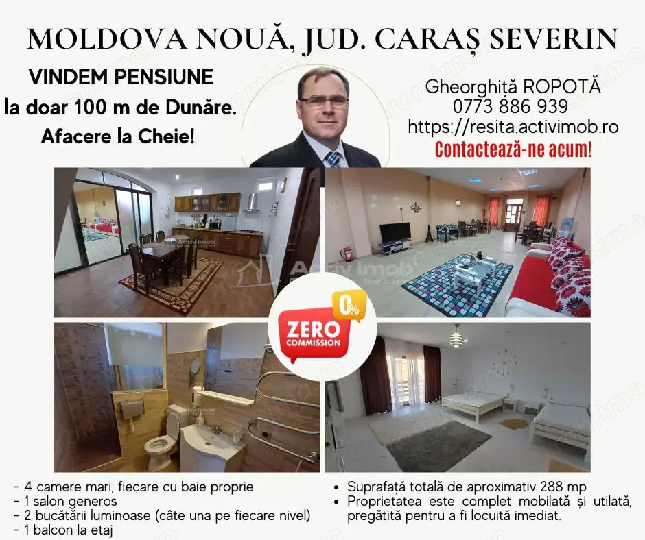 Moldova Noua, Afacere la Cheie, Langa Dunare Com.0%