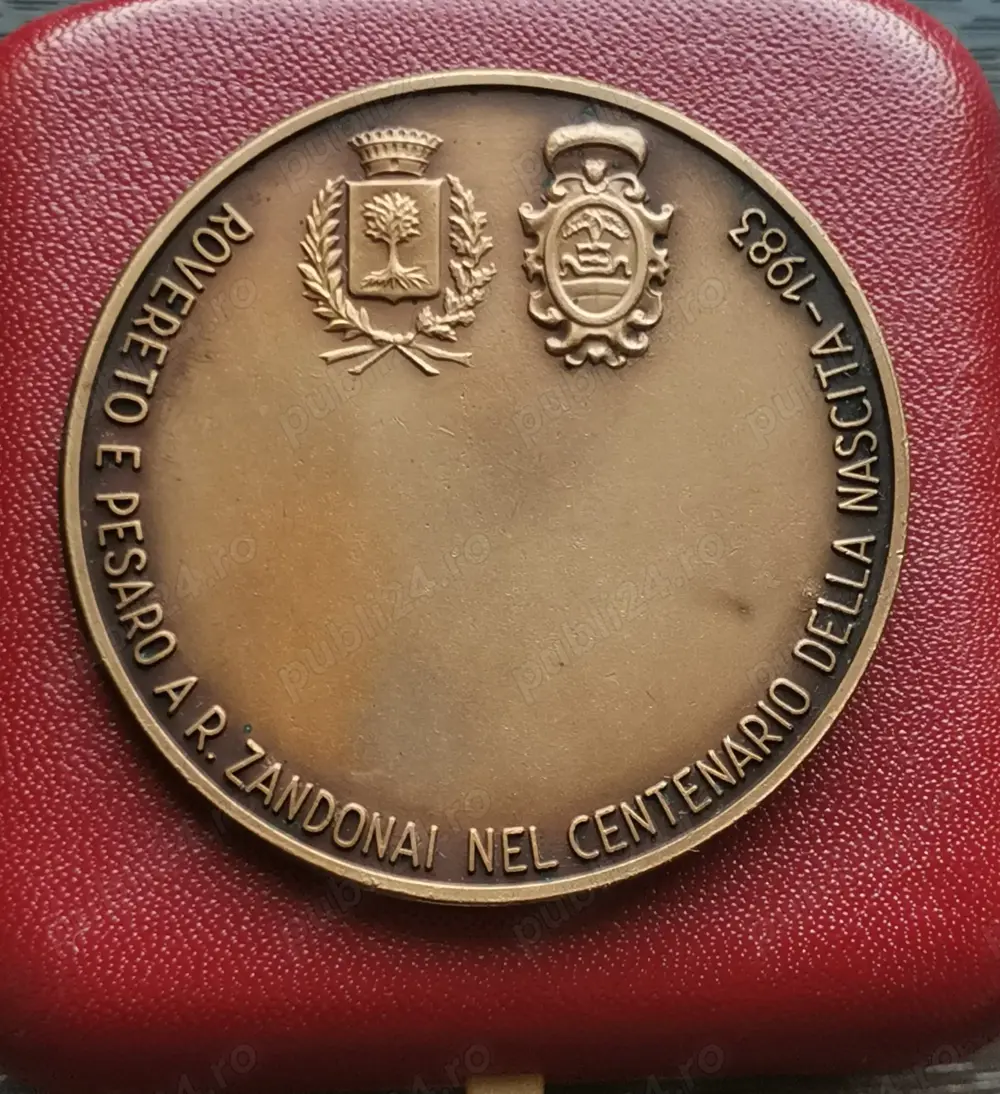 Medalie veche diametru 50mm la cutie GRANERO
