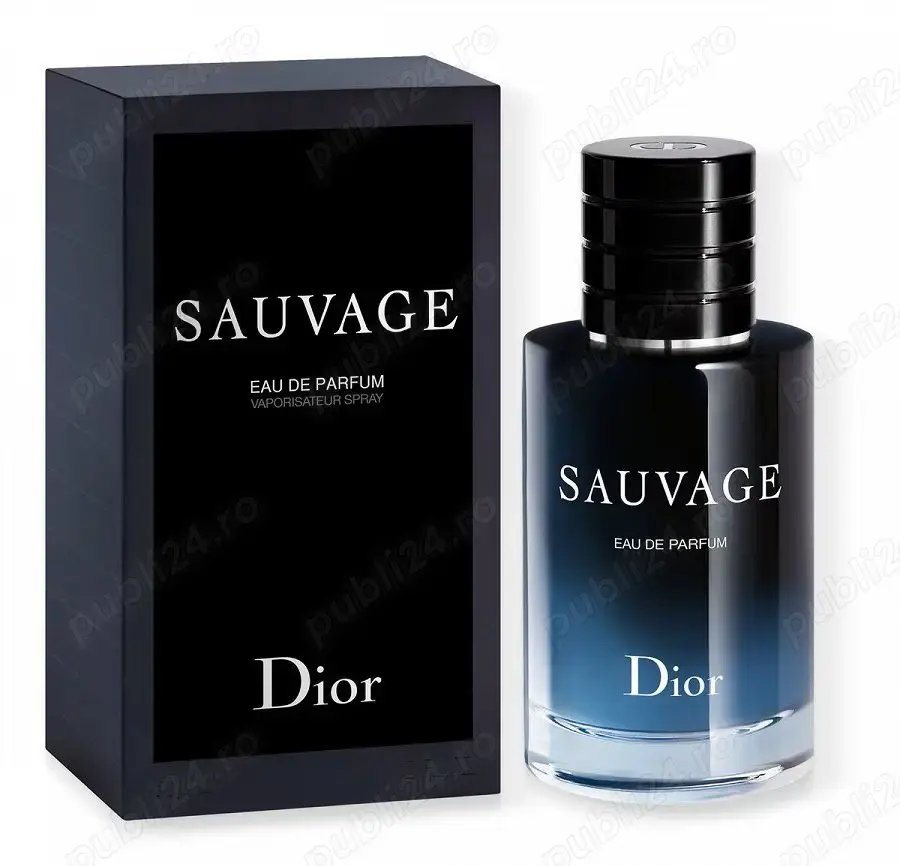 Apa de parfum DIOR - SAUVAGE, 100 ml, autentic, sigilat