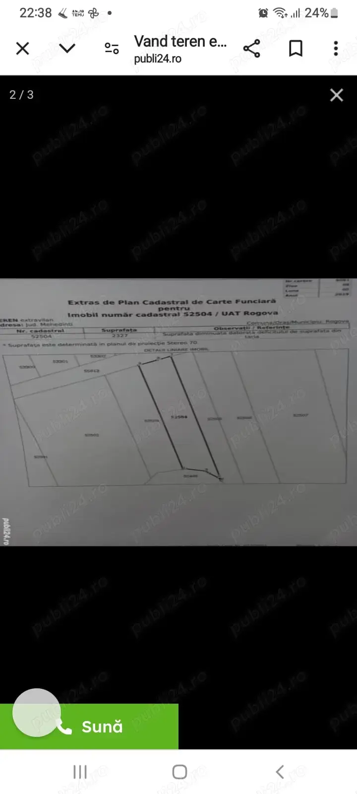 Vânzare Teren Arabil,  Sat POROINIȚA,  Com. ROGOVA  Vânzare Teren Arabil,  Sat POROINIȚA,  Com. ROGOVA