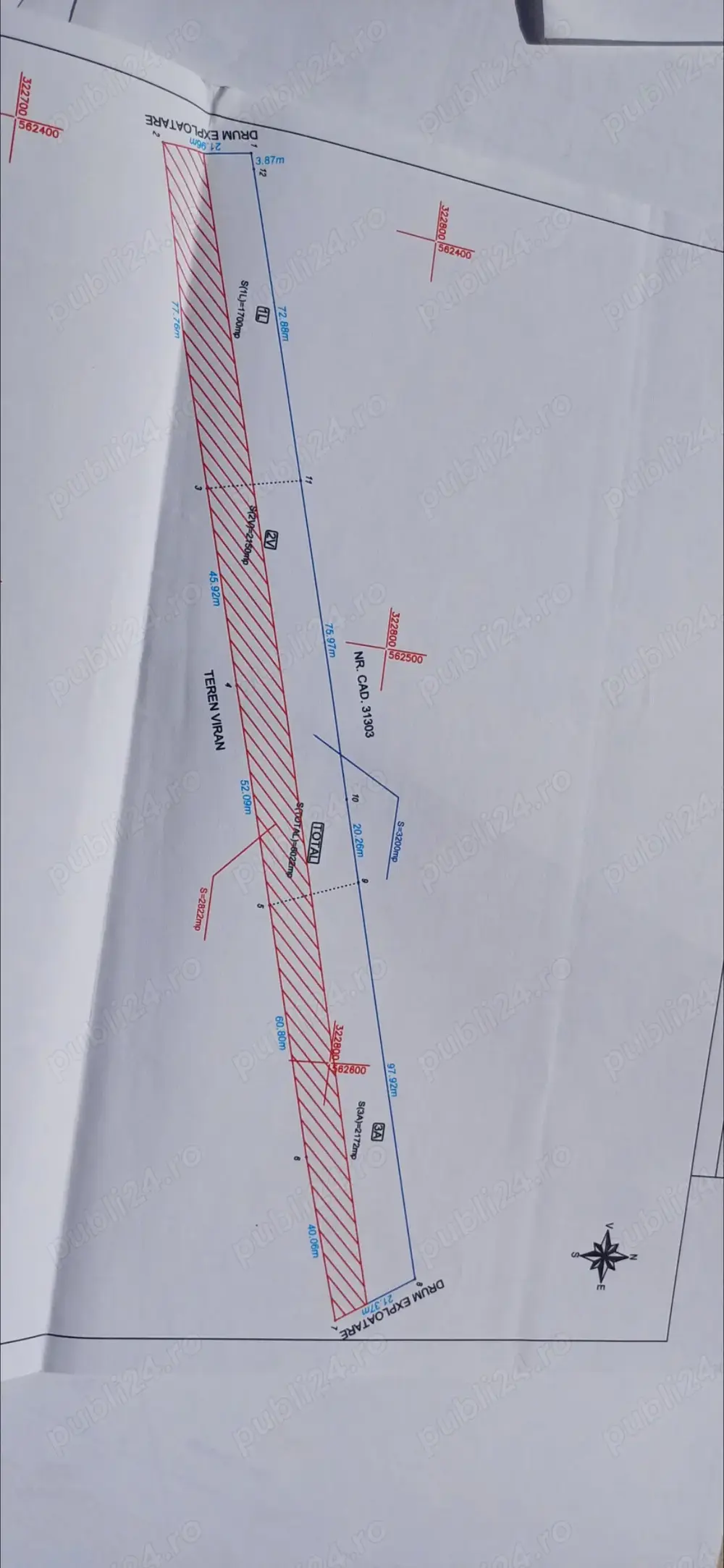 Vand teren intravila , zona case de vacante