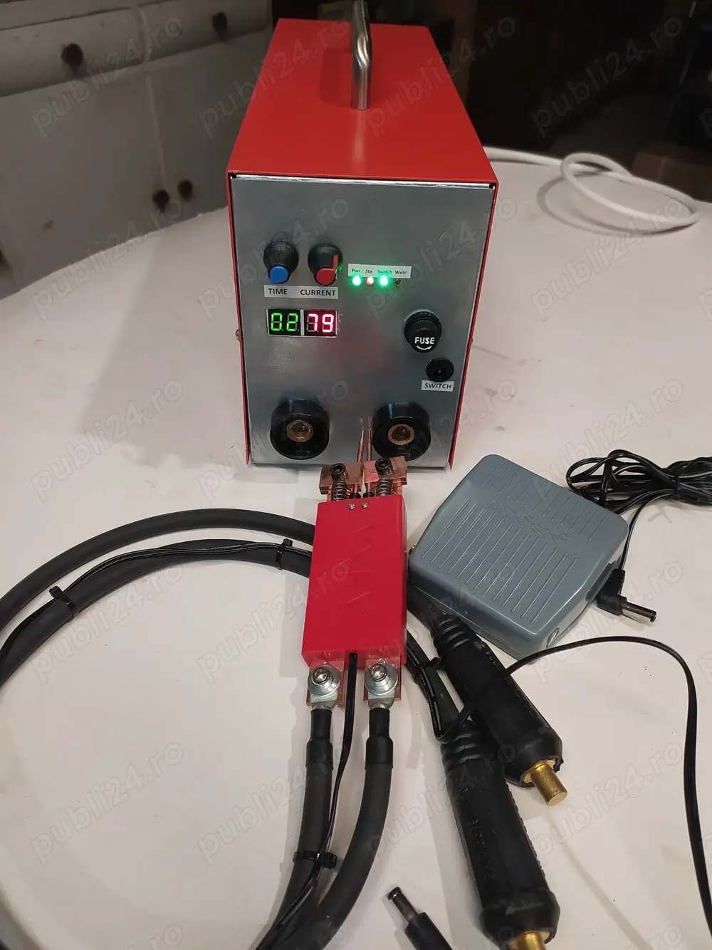 Aparat sudura in puncte multifunctional acumulatori Li-Ion Nichel 4 Kw