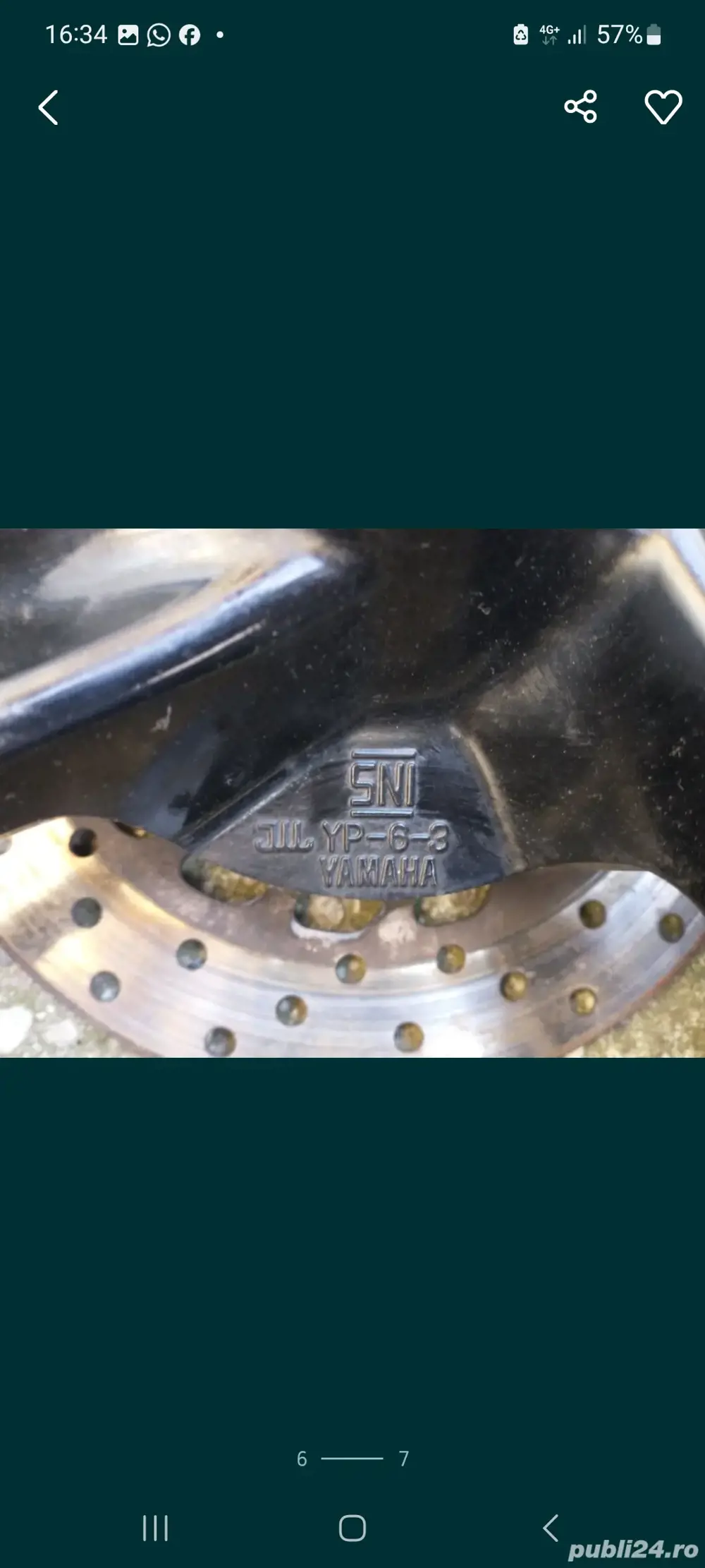 Jantă de scuter Yamaha NMAX 125 