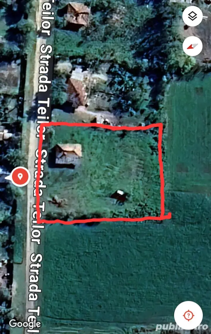 Teren intravilan 1353 mp cu casă demolabilă   oportunitate investiție