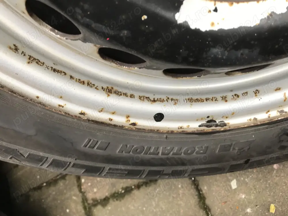 Jante VW T5 cu tot cu cauciucuri de iarna