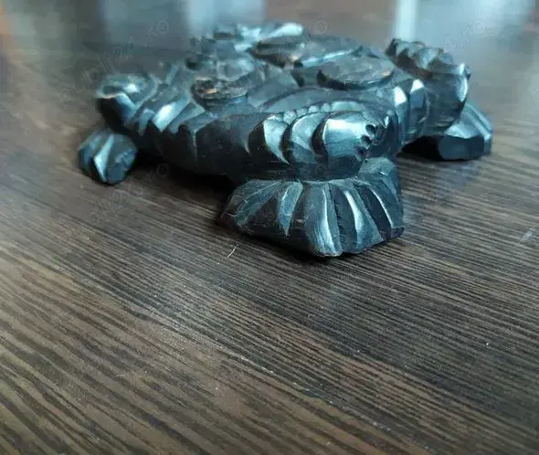 suport   sculptura veche lemn pt ibric   ceainic 